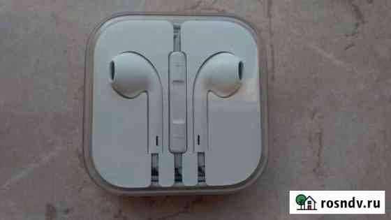 Наушники с микрофоном apple EarPods оригинал Курск