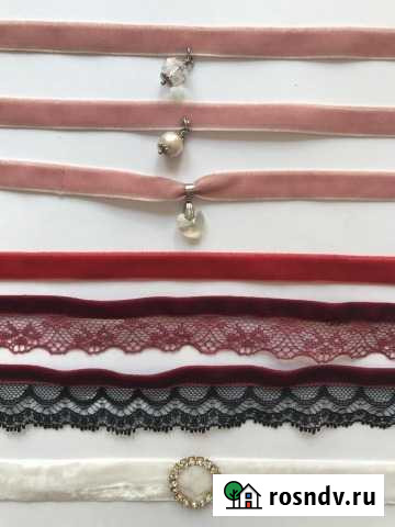 Чокеры на шею чокеры шнурки Краснодар - изображение 1