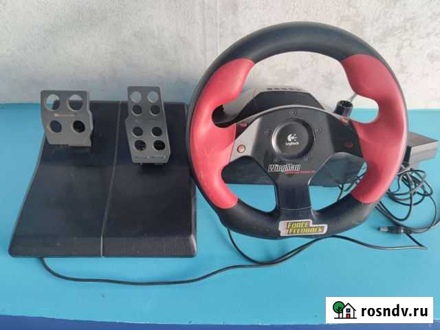 Игровой руль с педалями Обнинск - изображение 1