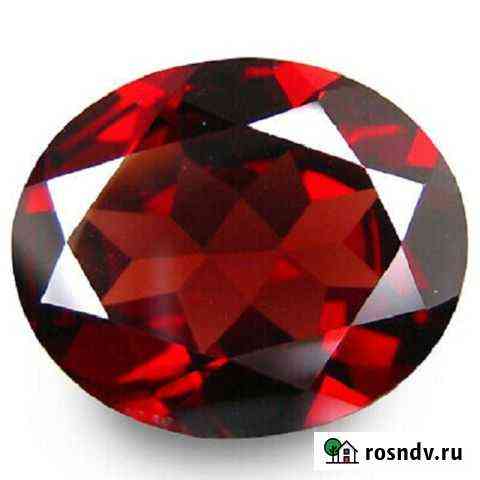 Гранат натуральный 3,50Ct VVS овал Химки