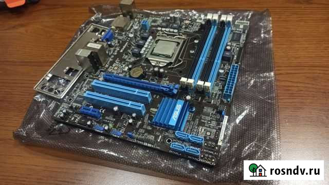 Полноразмерная Asus материнская плата 1155 Пермь - изображение 1