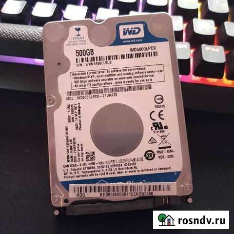 Жесткий диск 2,5 500Gb Western Digital Кемерово - изображение 1