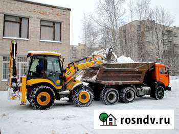 Услуги экскаватора-погрузчика.Чистка и вывоз снега Тамбов - изображение 1