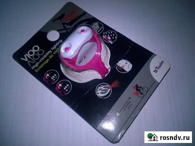 Фонарь для велосипеда светодиодный V100 задний Н Лобня - изображение 1