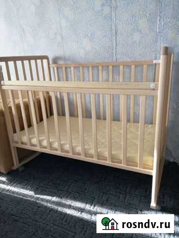 Кроватка детская с матрасом Пироговский - изображение 1