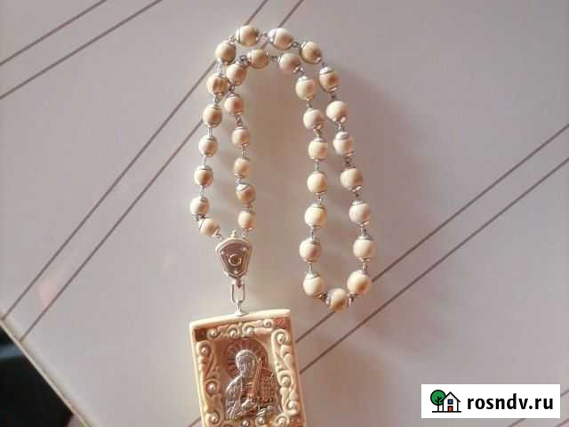 Продам чётки с бивня мамонта с золотом и серебром Находка - изображение 1