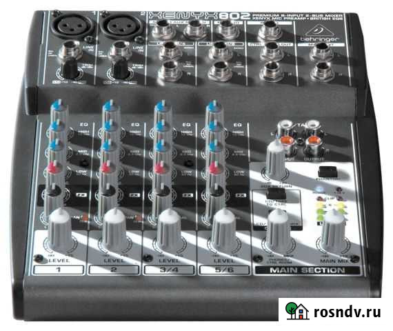 Микшерный пульт behringer xenyx 802 Ижевск - изображение 1