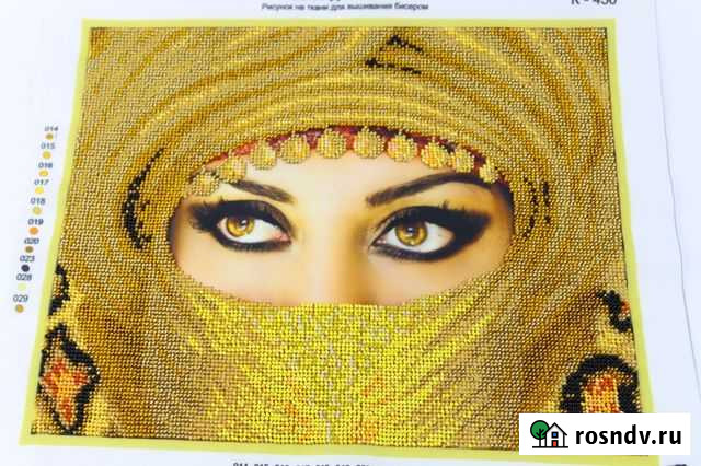 Вышивка из бисера «Глаза Востока» Кемерово - изображение 1