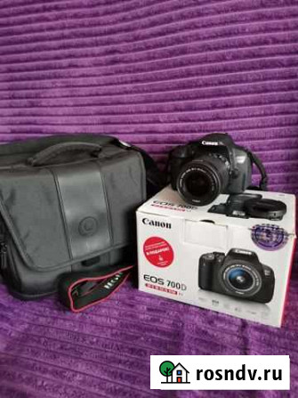 Зеркальный фотоаппарат Canon 700 D EF-S 18-55 IS S Курагино - изображение 1