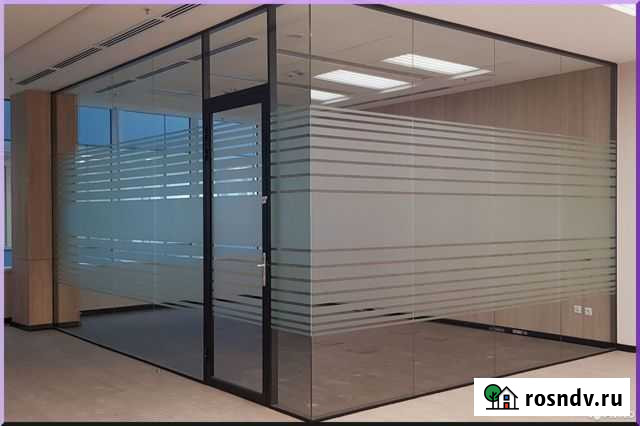 Межкомнатные стеклянные перегородки / офисные Нижний Новгород - изображение 1