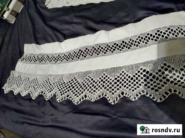 Кружево двойное Старая работа 40-50-е Подзор Нижний Новгород - изображение 1