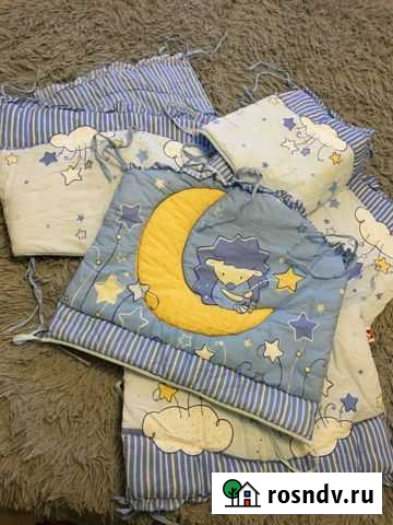 Бортики в детскую кроватку Ижевск - изображение 1