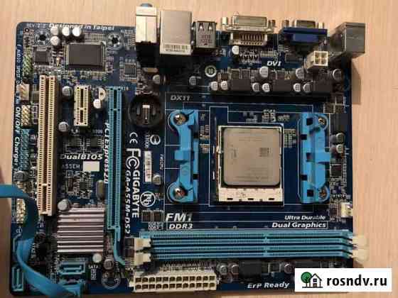 Материнская плата с процессором amd A6-3600 Усть-Джегута