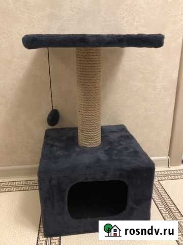 Домик для кошки с когтеточкой б/у Щербинка - изображение 1