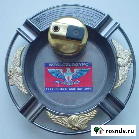 США. Сувенирная пепельница с зажигалкой. 1999-2000 Челябинск - изображение 1