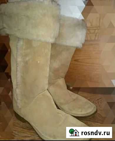 Замшевые сапожки 38 р Севастополь - изображение 1
