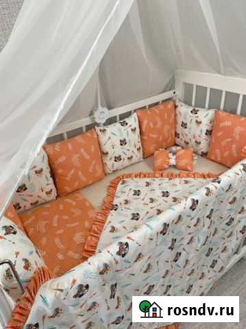 Бортики в кроватку новые Анапа - изображение 1