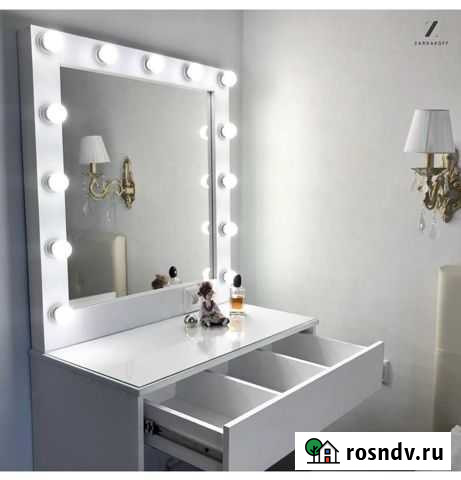 Гримёрный столик визажиста + гримёрное зеркало Уфа - изображение 1