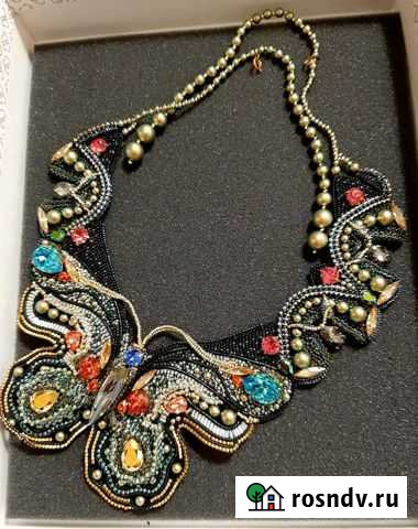 Колье Бабочка,ручная работа,эксклюзив Мурманск - изображение 1
