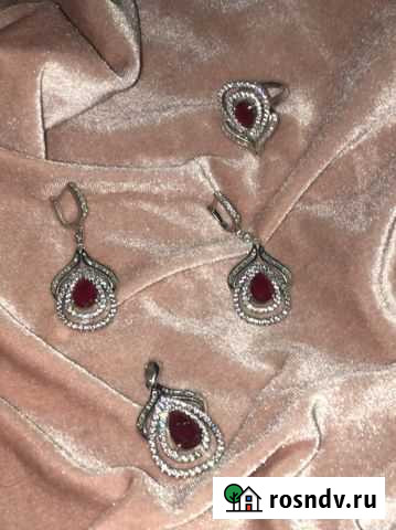 Комплект украшений из серебра Моздок - изображение 1