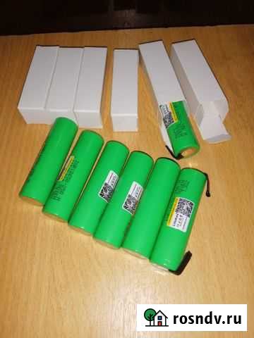 Аккумуляторы 18650 Liitokala высокотоковые Ульяновск - изображение 1