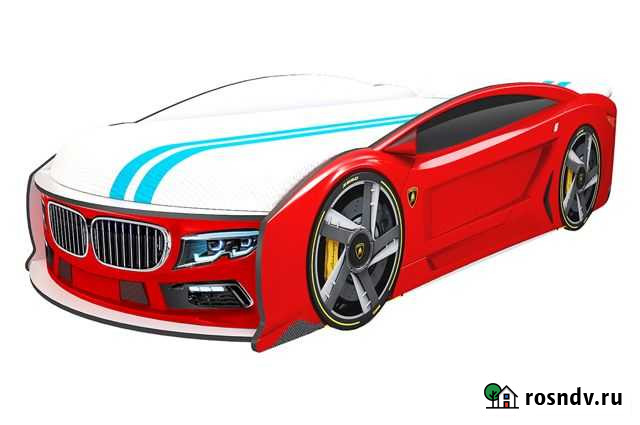 Бмв Манго Красная - кровать-машинка Убинское - изображение 1