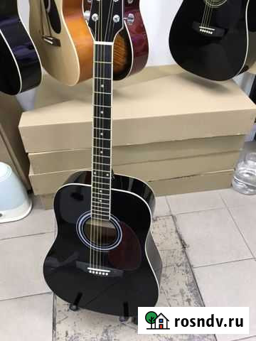 Гитара акустическая Naranda дредноут черная Улан-Удэ - изображение 1
