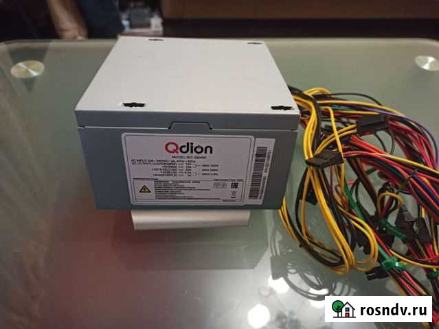 Продам блок питания QDion 450w Йошкар-Ола - изображение 1