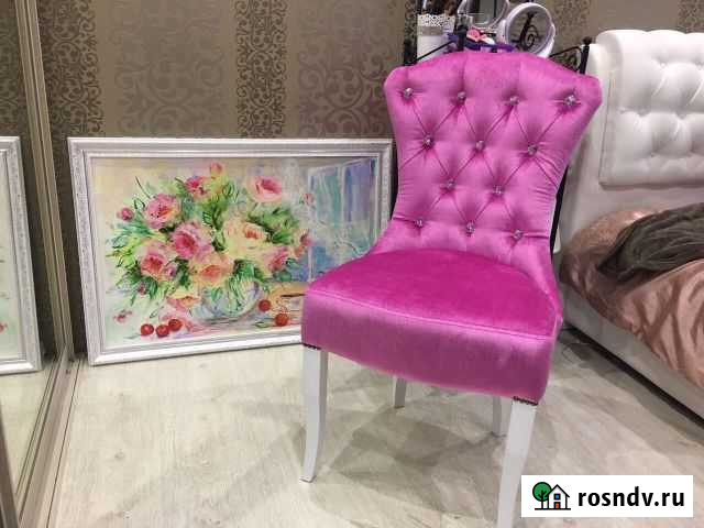 Cтул каретная стяжка розовый Тюмень - изображение 1