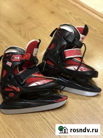 Коньки детские раздвижные 27-30 Егорьевск - изображение 1
