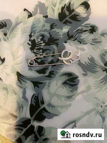 Булавка серебро Химки - изображение 1