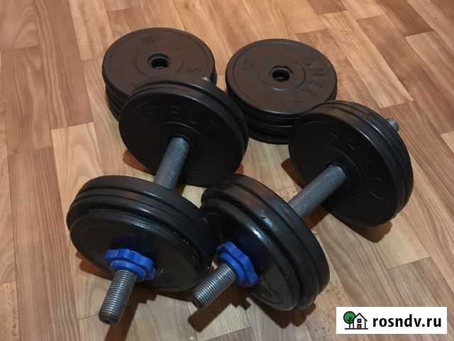Гантели разборные по 20 кг Грозный - изображение 1
