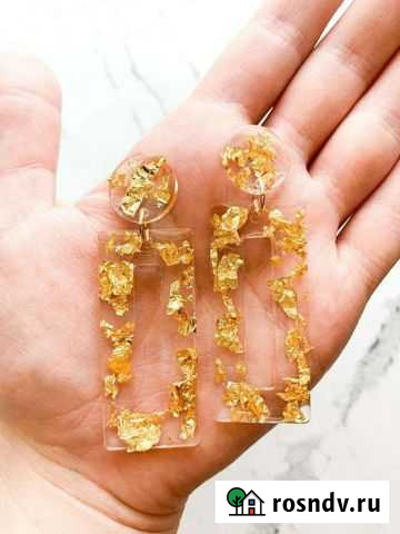 Серьги из эпоксидной смолы Сыктывкар - изображение 1