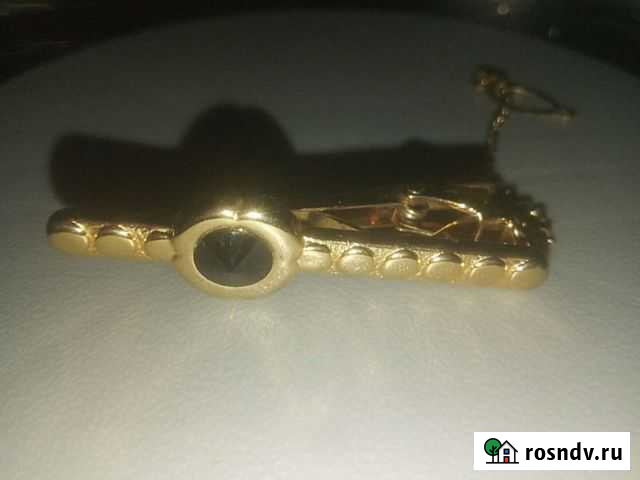 Зажим для галстука позолота Череповец - изображение 1