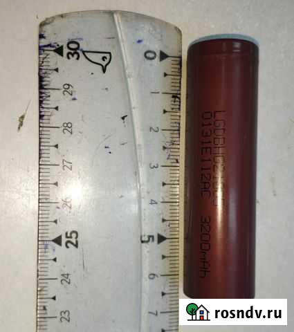 Элемент питания 18650, 3200 мАh, новый, защита от Владимир - изображение 1