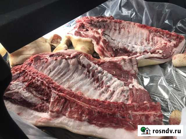 Домашняя свининаи,откорм на зерне.Паленое соломой Старый Оскол - изображение 1