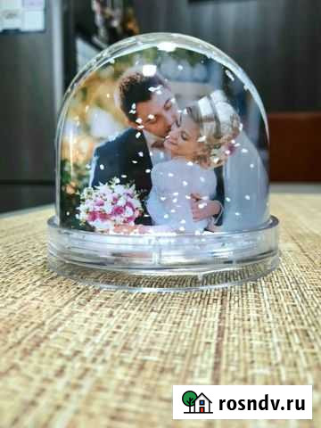 Новогодний снежный шар с фото Таганрог - изображение 1