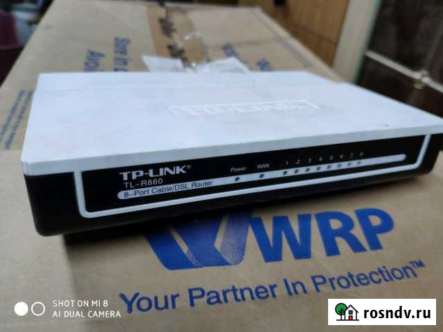 Роутер TP-lINK TL-R860 с модемом adsl2/2+ Новокузнецк - изображение 1