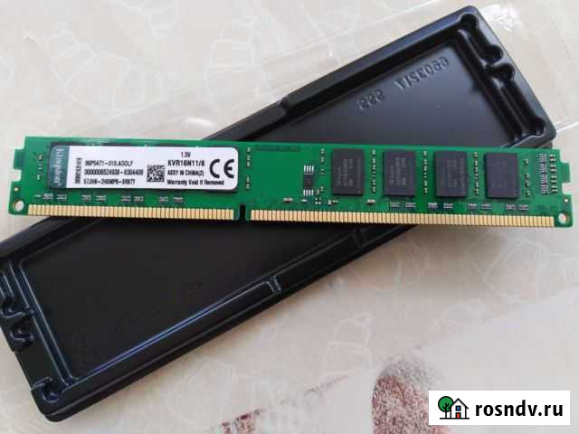 Оперативная память ddr3 8 gb 1600 Бузулук - изображение 1