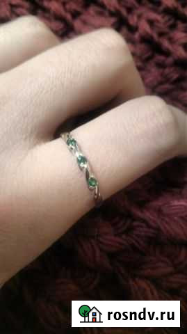 Серебряное кольцо с фианитами Стерлитамак - изображение 1