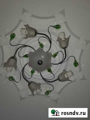 Люстра потолочная б/у Липецк - изображение 1