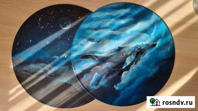 Картина на виниловой пластинке, акрил Пожва - изображение 1