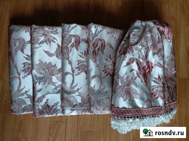 Шторы 256/125-4 шт.+покрывало Мурманск - изображение 1