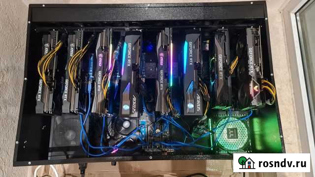 Майнинг ферма 500 Мн (8 Х RTX 3070 TI) Иваново - изображение 1