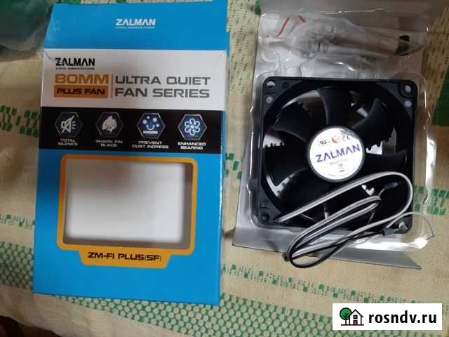 Куллер для корпуса zalmann 80 mm x 80 mm Алушта - изображение 1