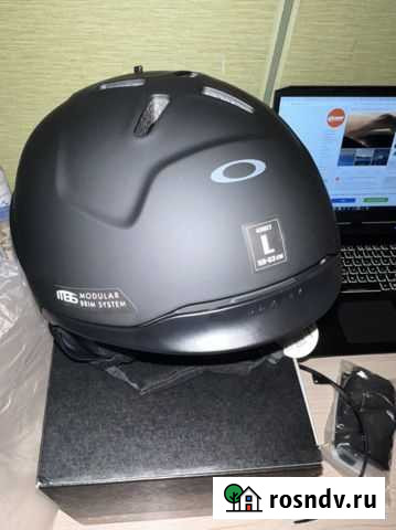Шлем oakley 3 черный Новосибирск - изображение 1