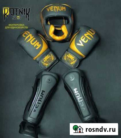 Комплект Venum Pu Gold black Пермь - изображение 1