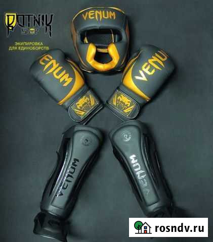 Комплект Venum Pu Gold black Пермь - изображение 1