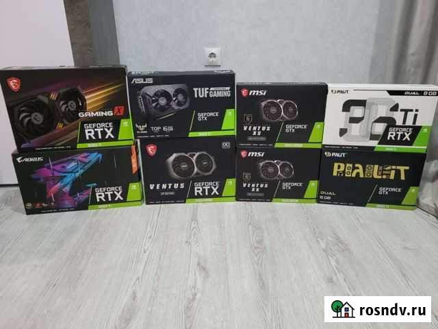 Видеокарты gtx/rtx 1660 ti/super/2060s/3060/3060ti Ставрополь - изображение 1