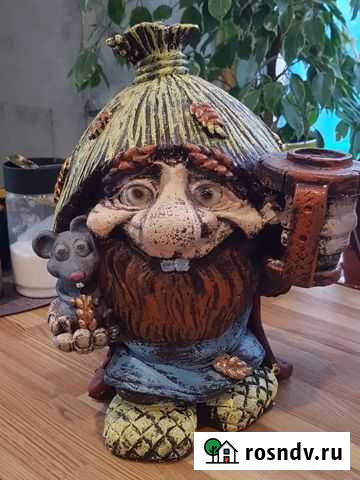 Домовой подсвечник из полистоуна 40 см Зональная Станция - изображение 1